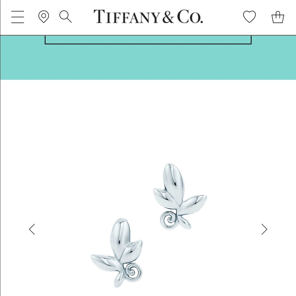Tiffany’s Olive Leaf Sterling Silver Earrings